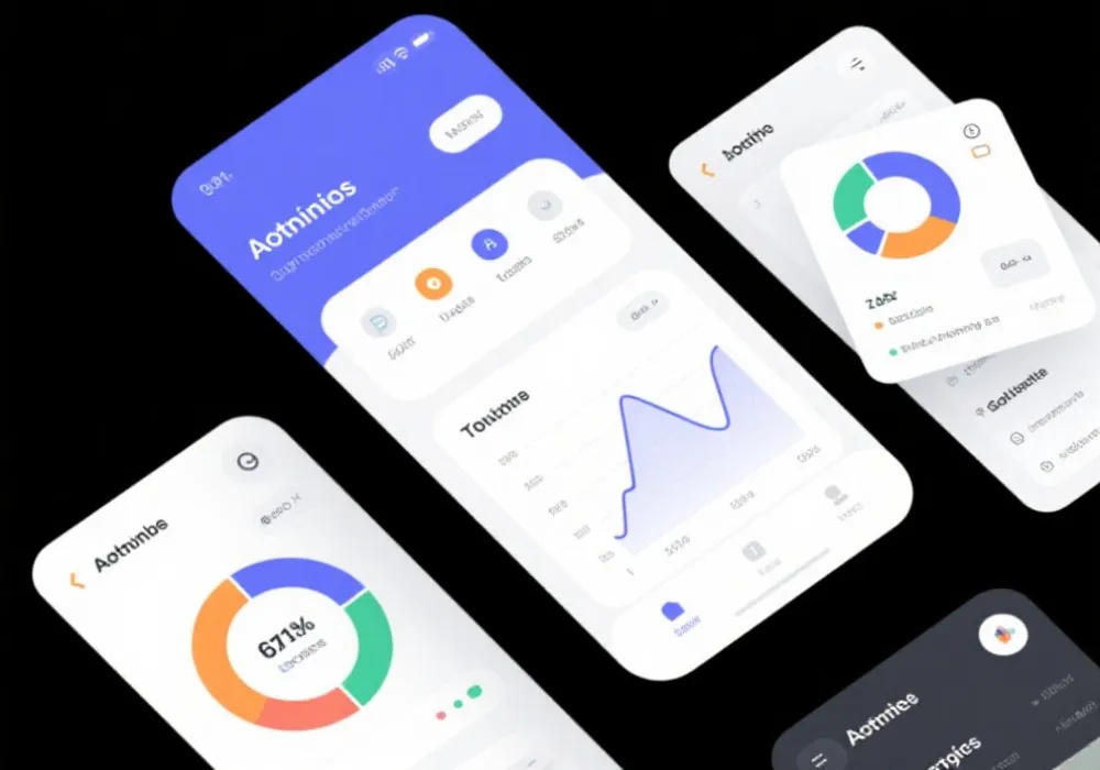 极速赛车平台 App 数据可视化界面示意图